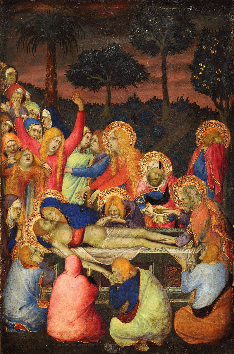 Kristi Gravlæggelse - Simone Martini