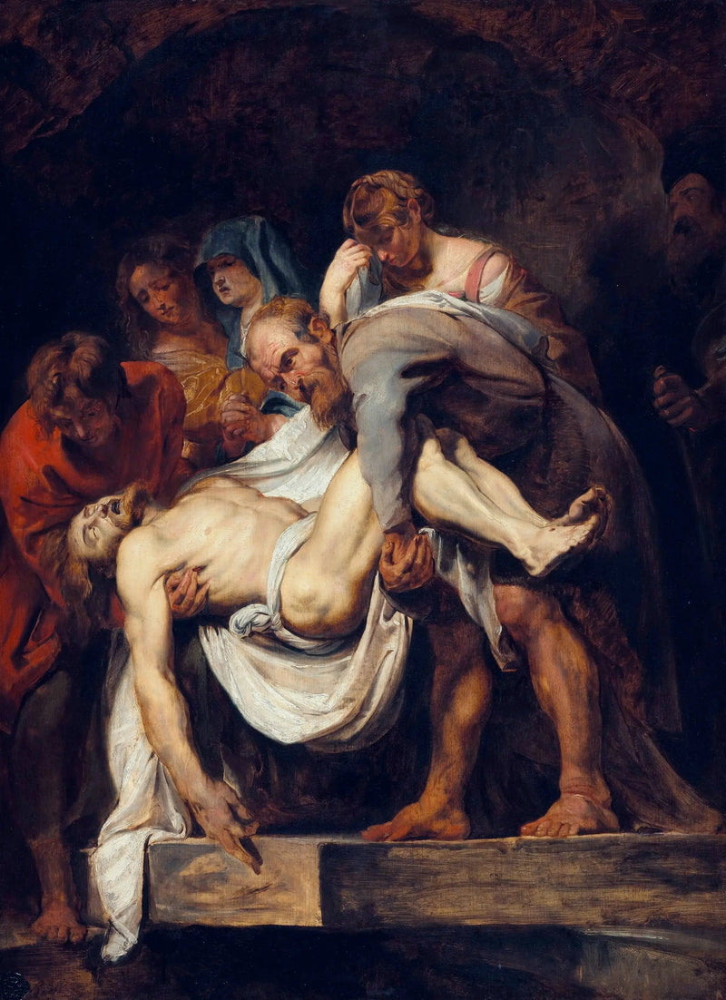 Gravenedlæggelsen - Peter Paul Rubens