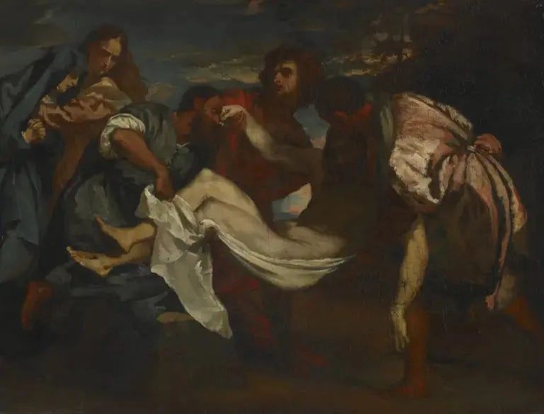Gravenlæggelsen - Théodore Géricault