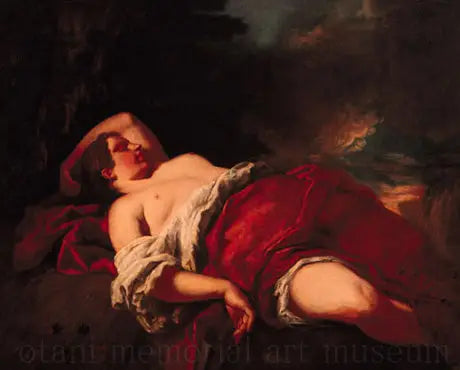 Den sovende høstmaskine - Gustave Courbet