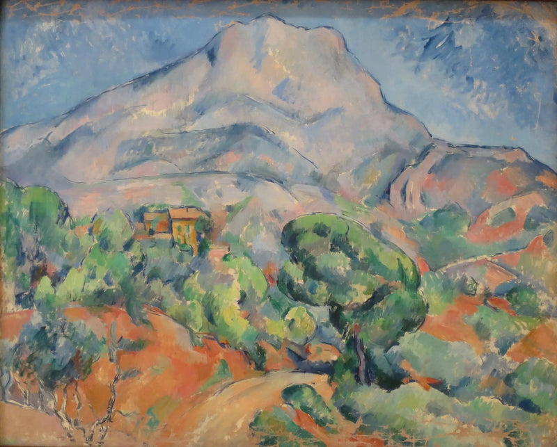 La Montagne Sainte-Victoire over vejen til Tholonet - Paul Cézanne