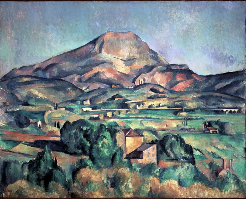 La Montagne Sainte-Victoire set fra Bellevue - Paul Cézanne