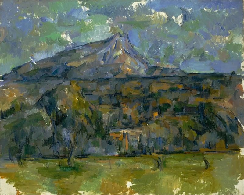 La Montagne Sainte-Victoire set fra Lauves - Paul Cézanne