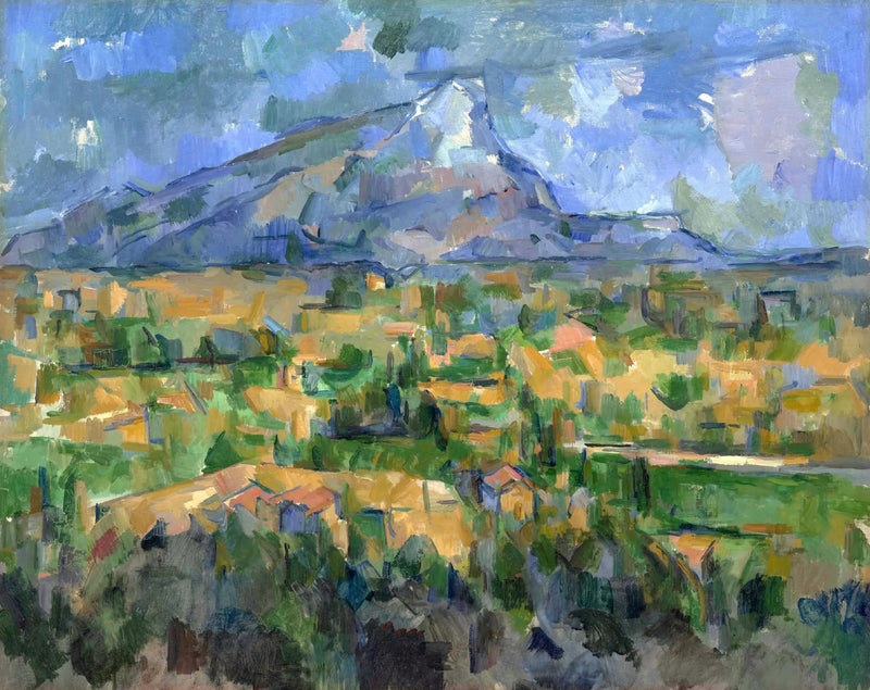 La Montagne Sainte-Victoire set fra Lauves - Paul Cézanne