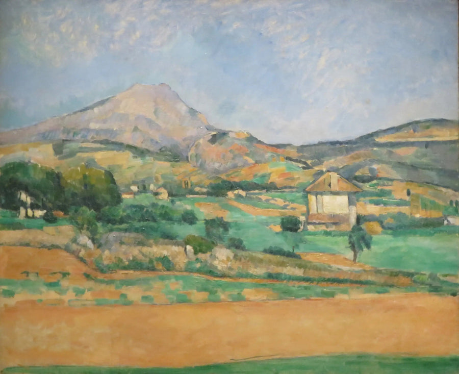La Montagne Sainte-Victoire set fra Valcros-stien (og bastiden La Générale) - Paul Cézanne