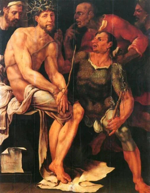 La moquerie du Christ - Maarten van Heemskerck