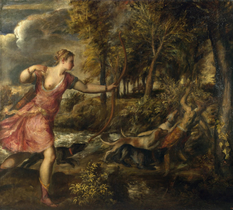 Actéons død - Titian