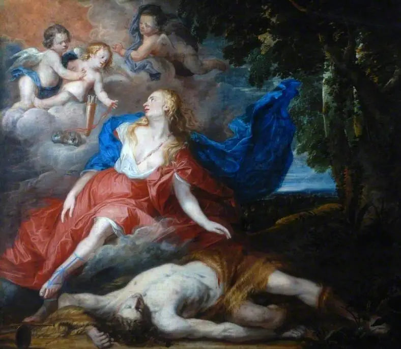 Adonis' død - Antoine van Dyck