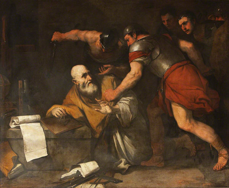 Archimedes' død - Luca Giordano