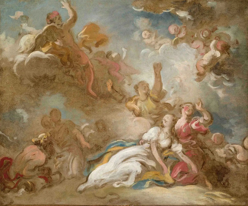 Cleopatra's Død - Jean-Honoré Fragonard