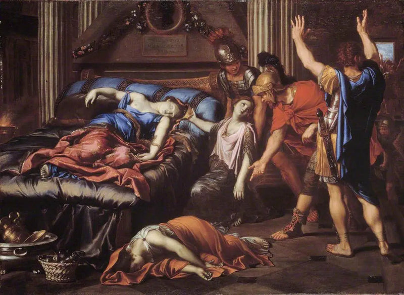 Kleopatras død - Pierre Mignard