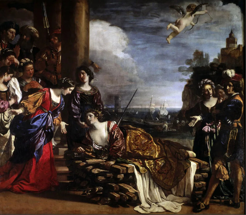 Didons død - Guercino