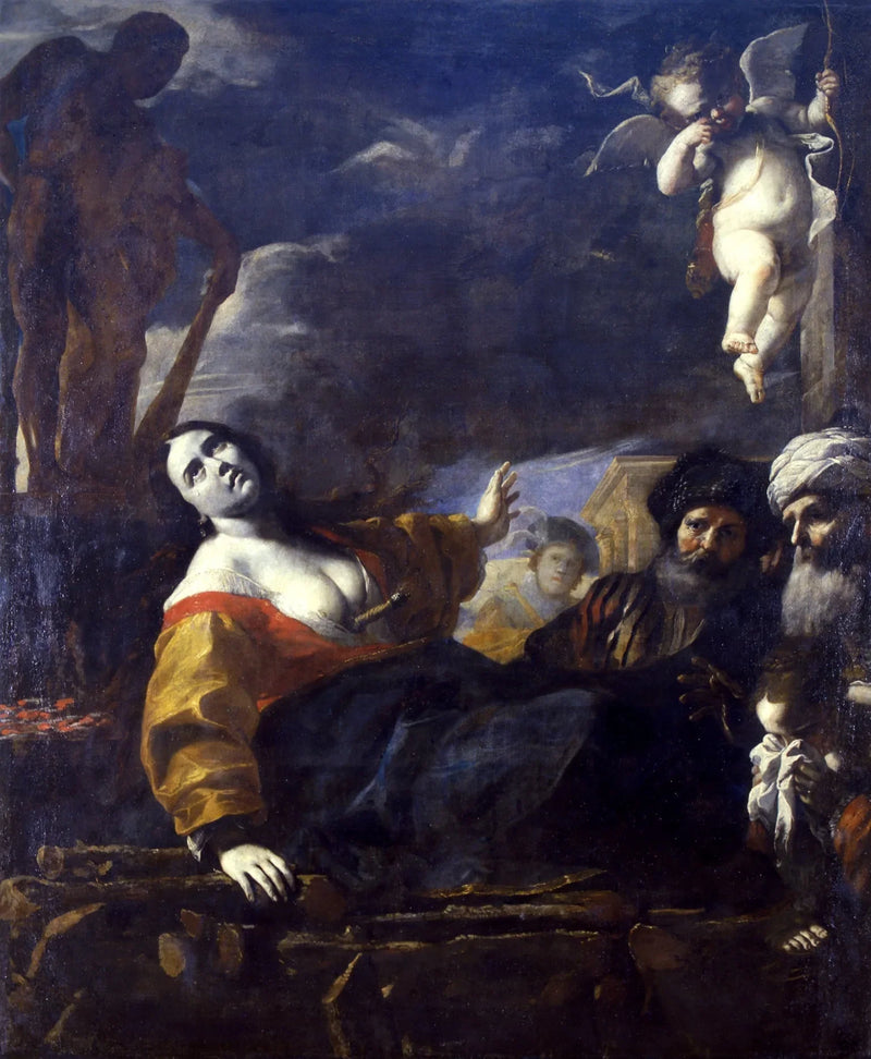 Didons død - Mattia Preti