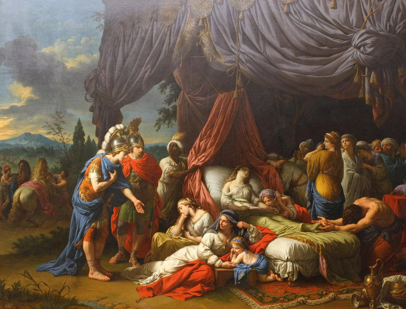Darius' Kones Død - Louis Jean François Lagrenée