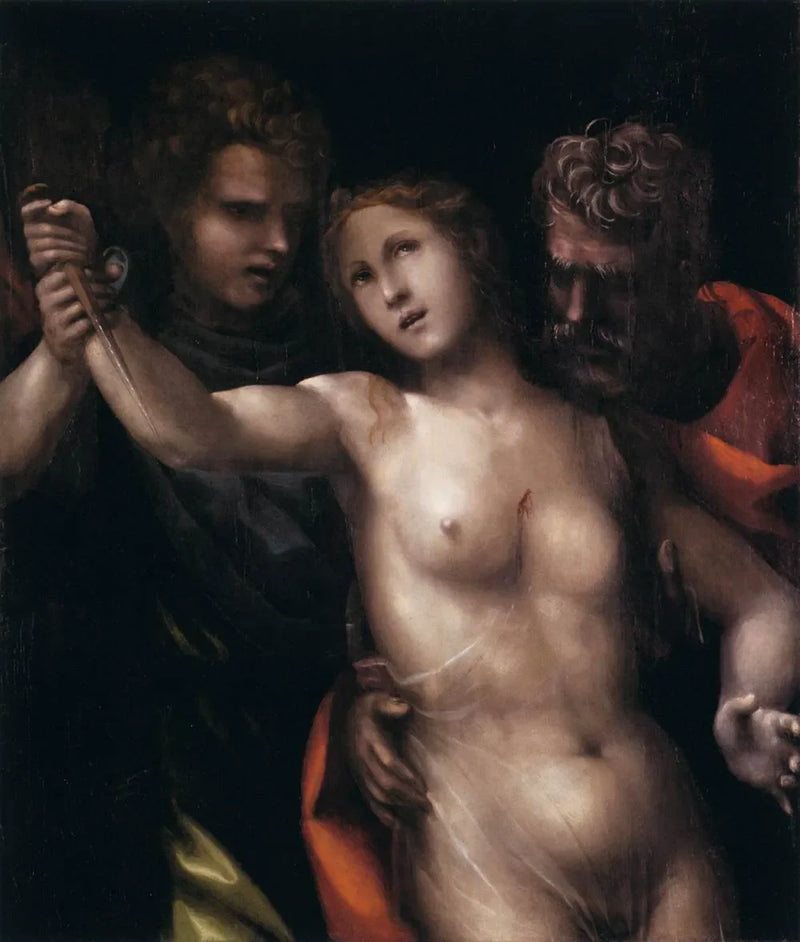 Lucretias død - Il Sodoma (Giovanni Antonio Bazzi)