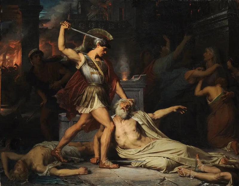 Priams død - Jules Lefebvre