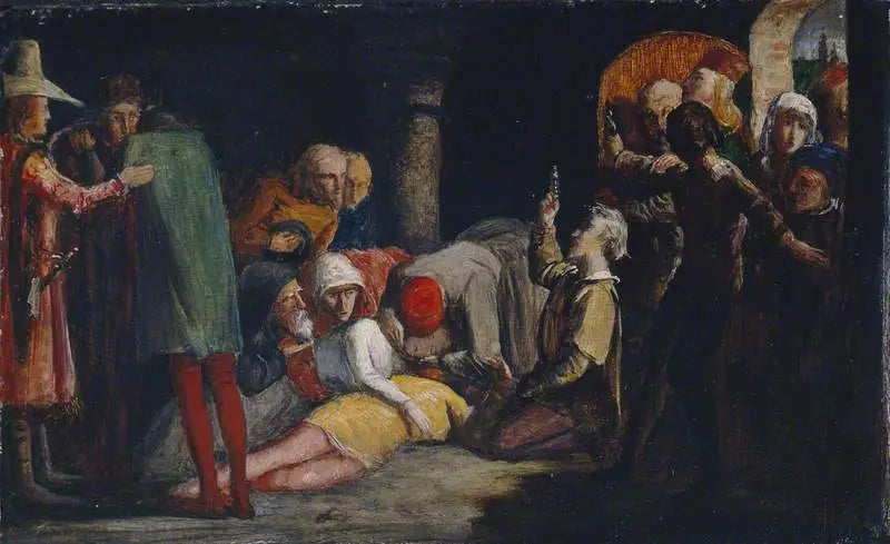Romeo og Julies død - John Everett Millais