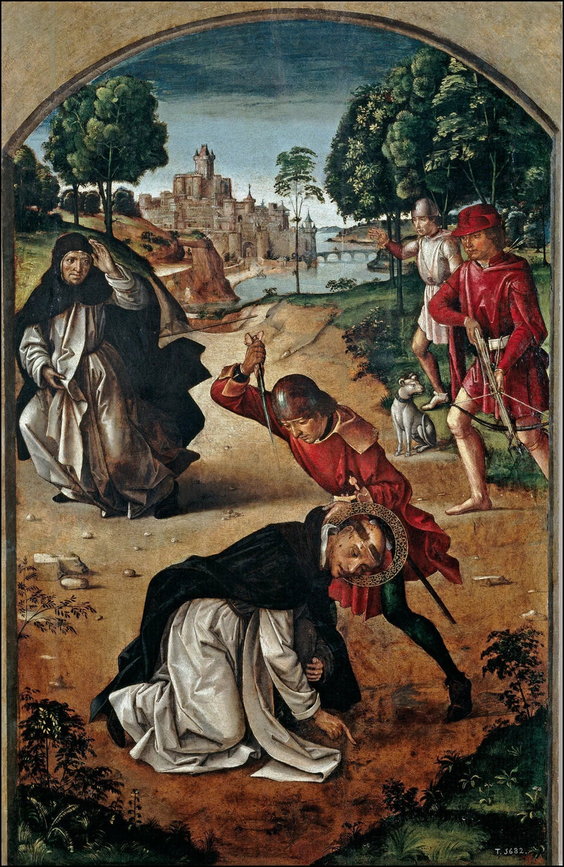 Saint Peters martyrdød - Pedro Berruguete