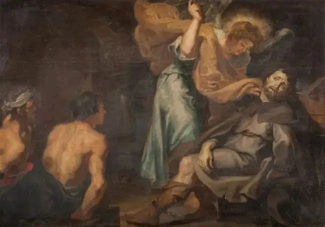 Døden af Sankt Roch (Sankt Roch altartavle) - Peter Paul Rubens