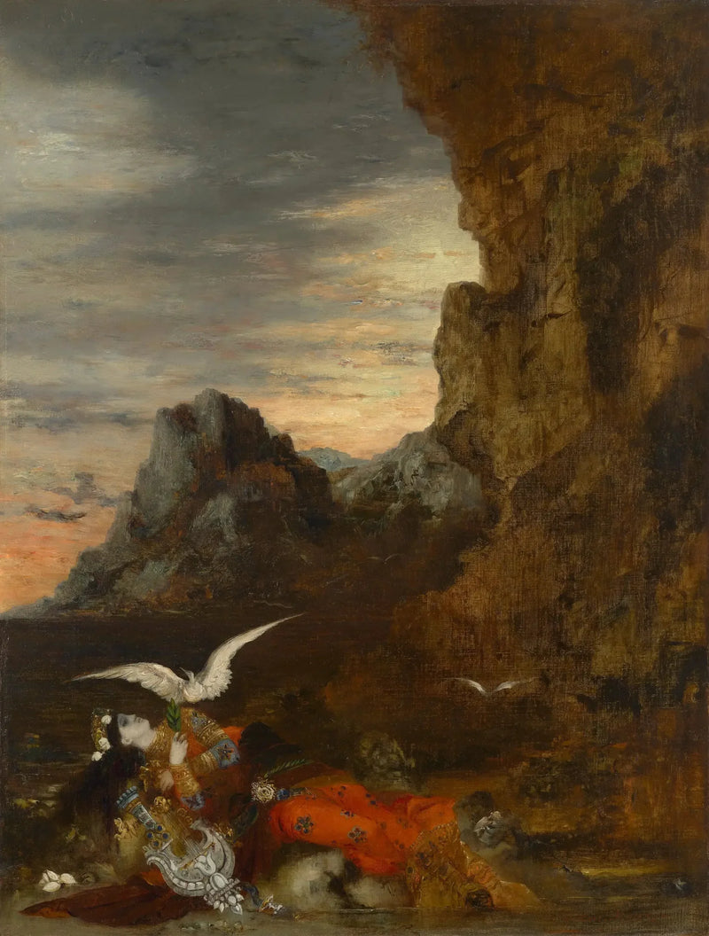 Sapfos død - Gustave Moreau