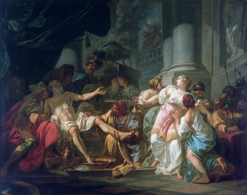 Senecas Død - Jacques-Louis David