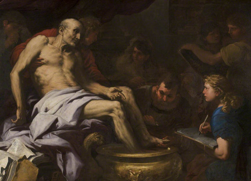 Sénecs død - Luca Giordano
