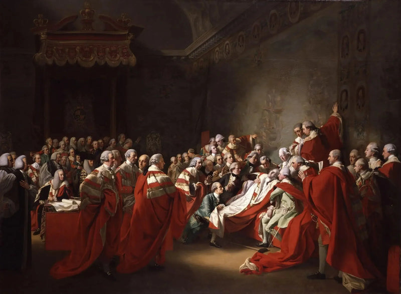 Døden af greve af Chatham - John Singleton Copley