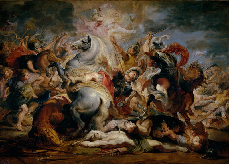 Døden af konsul Decius - Peter Paul Rubens