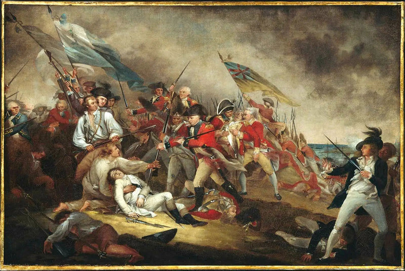 General Warren's død ved Bunker's Hill slaget den 17. juni 1775 - John Trumbull