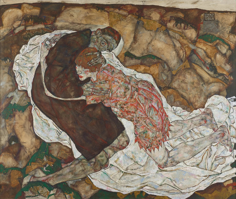 Døden og den unge pige - Egon Schiele