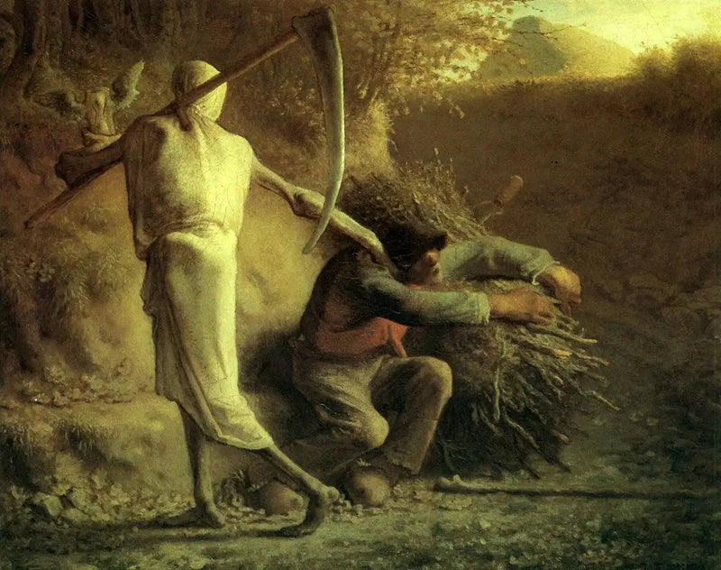 La Mort og den skovhugger - Jean-François Millet