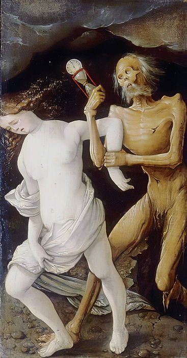 Døden forfølger en ung pige - Hans Baldung Grien
