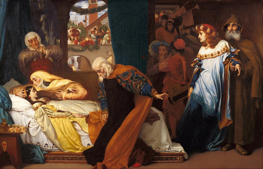 Den simulerede død af Juliette - Frederic Leighton
