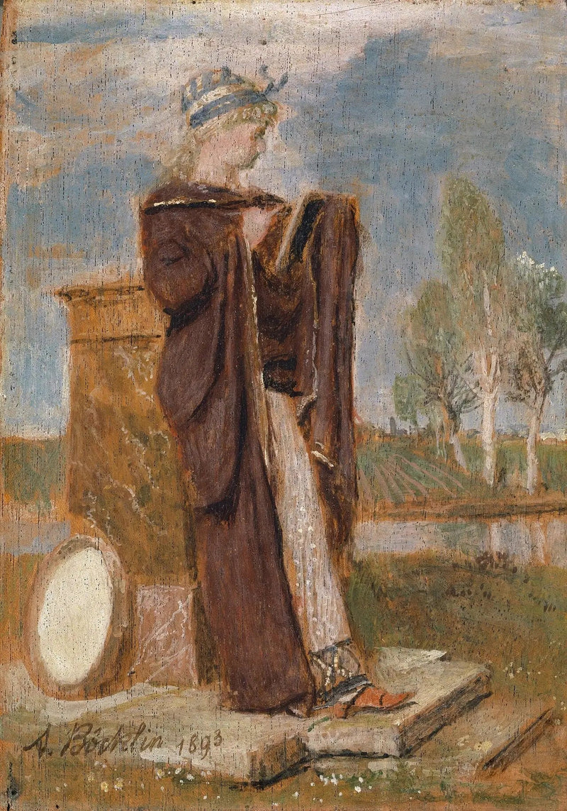 La Muse Thalie - Arnold Bøcklin