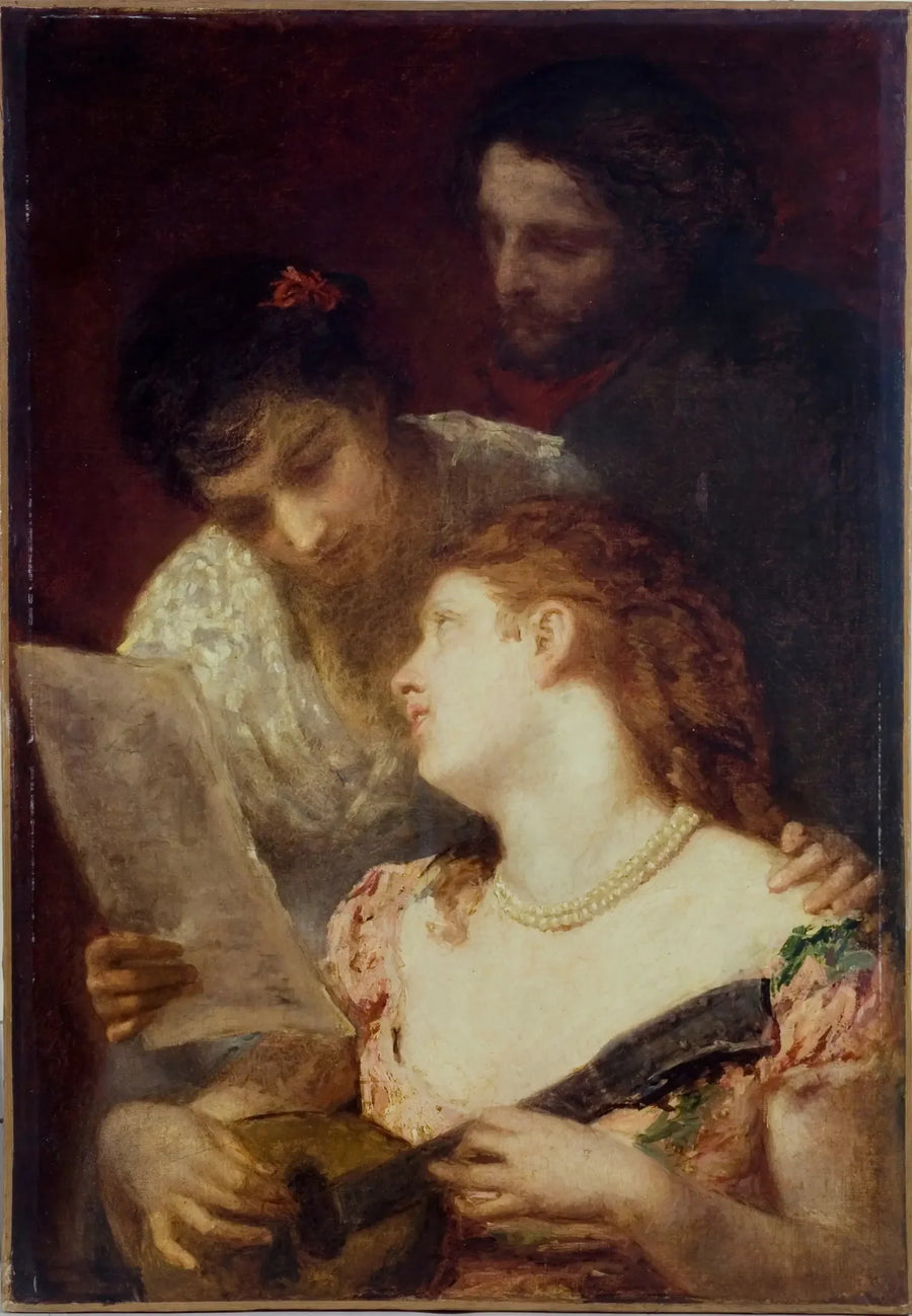 Musikken (musikalisk fest) - Mary Cassatt