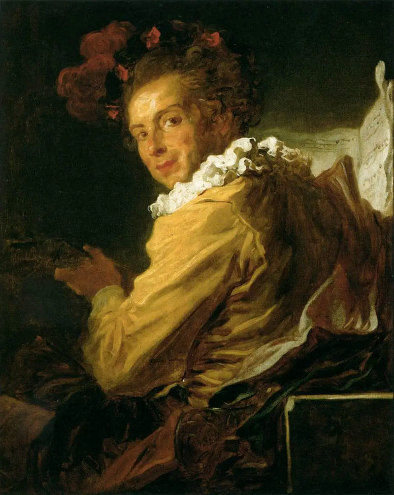 Musik - Portræt af M. de la Bretèche - Jean-Honoré Fragonard