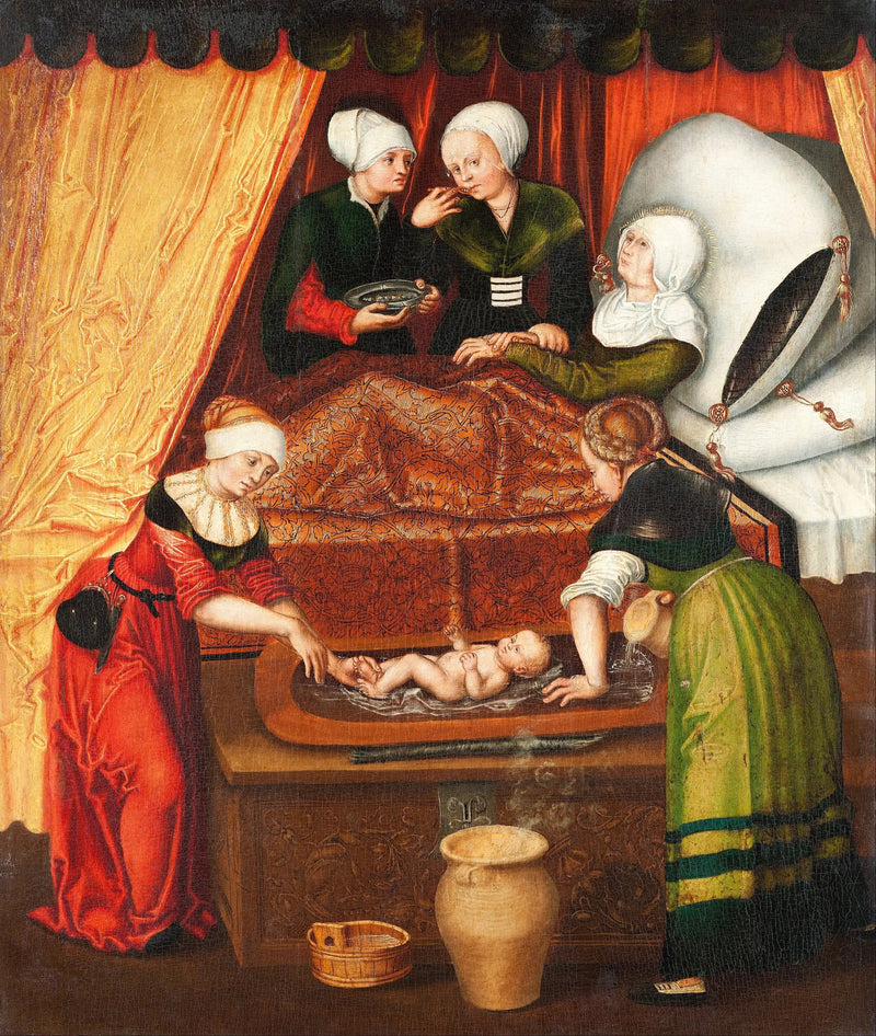 Jean-Baptistes fødsel - Lucas Cranach den Ældre