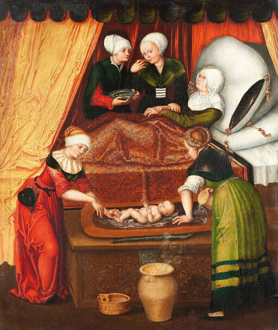 Jean-Baptistes fødsel - Lucas Cranach den Ældre