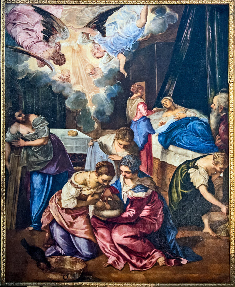Johannes Døbers Dåb - Jacopo Tintoretto