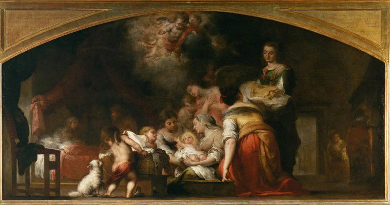 Jomfru Marias Fødsel - Bartolomé Esteban Murillo