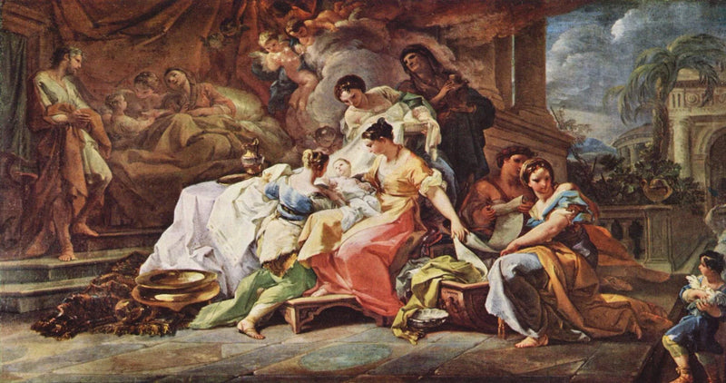 Jomfru Marias Fødsel - Corrado Giaquinto
