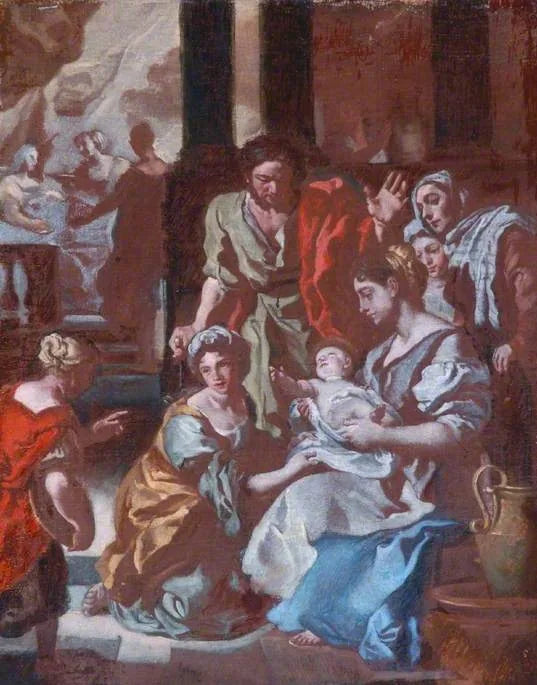 Jomfru Marias Fødsel - Francesco Solimena