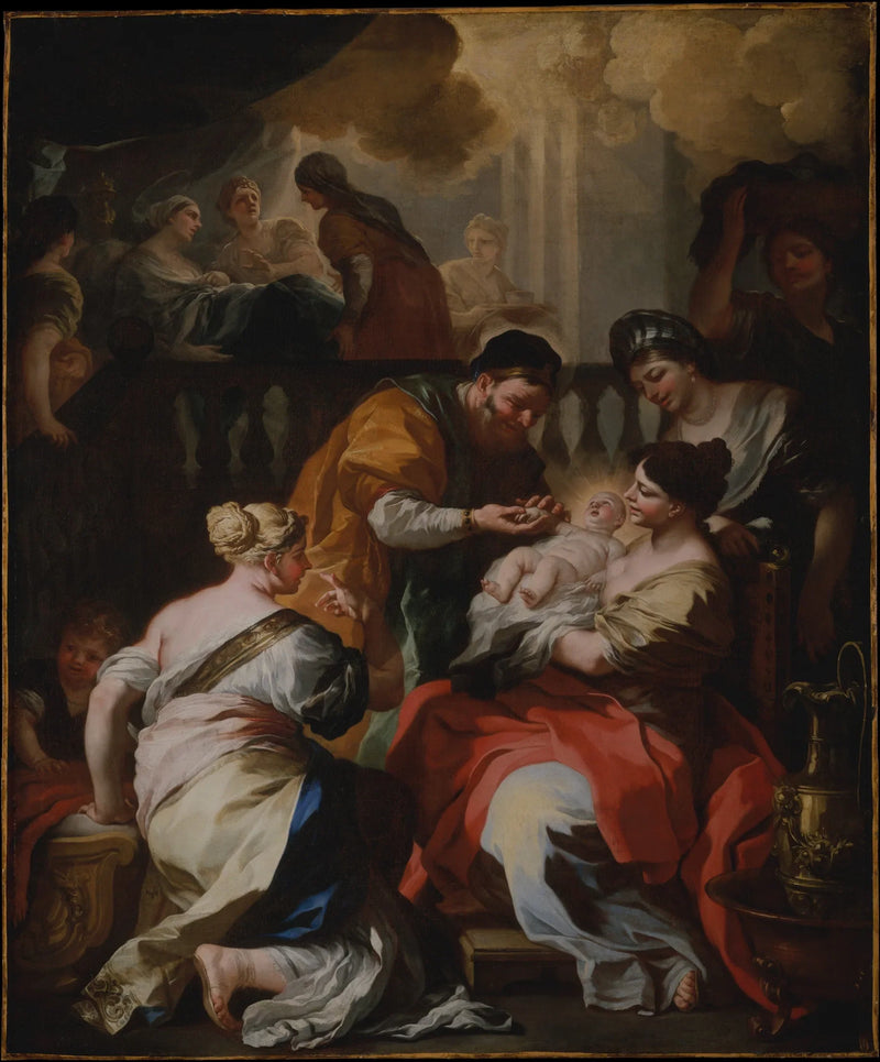 Jomfru Marias Fødsel - Francesco Solimena