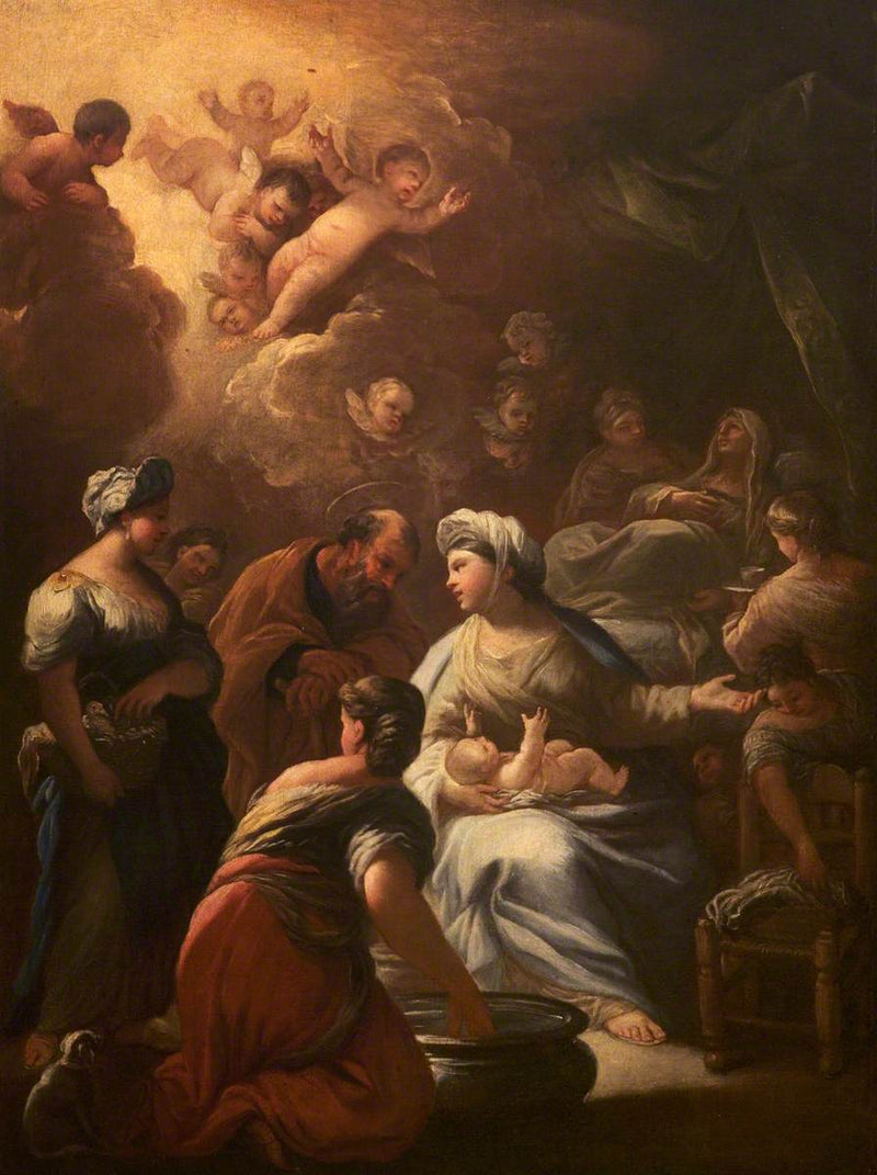 Jomfru Marias fødsel - Luca Giordano