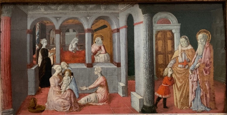 Jomfru Marias Fødsel - Matteo di Giovanni