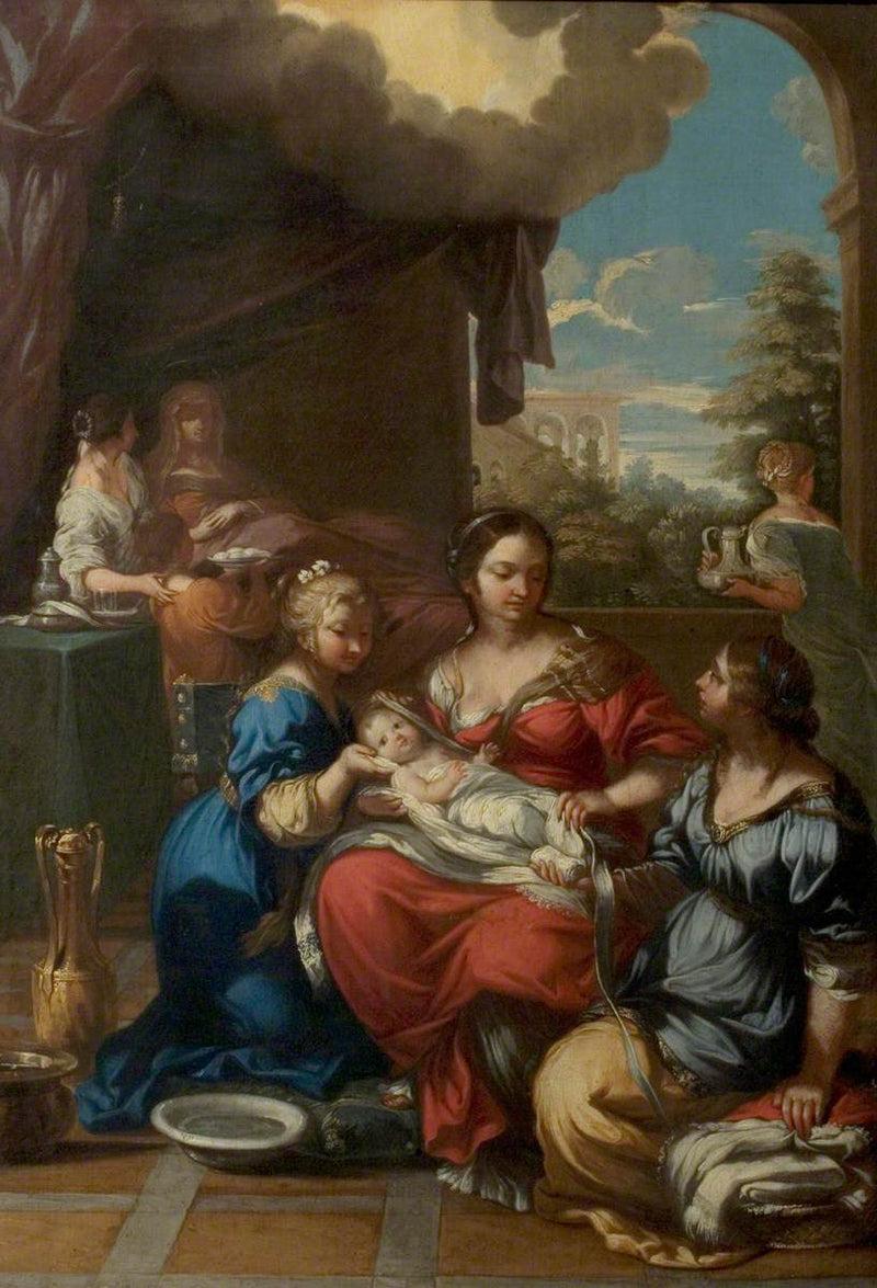 Jomfru Marias Fødsel - Pietro da Cortona