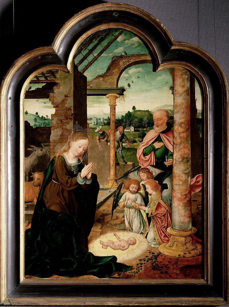 Jesu Kristi Fødsel - Joos van Cleve