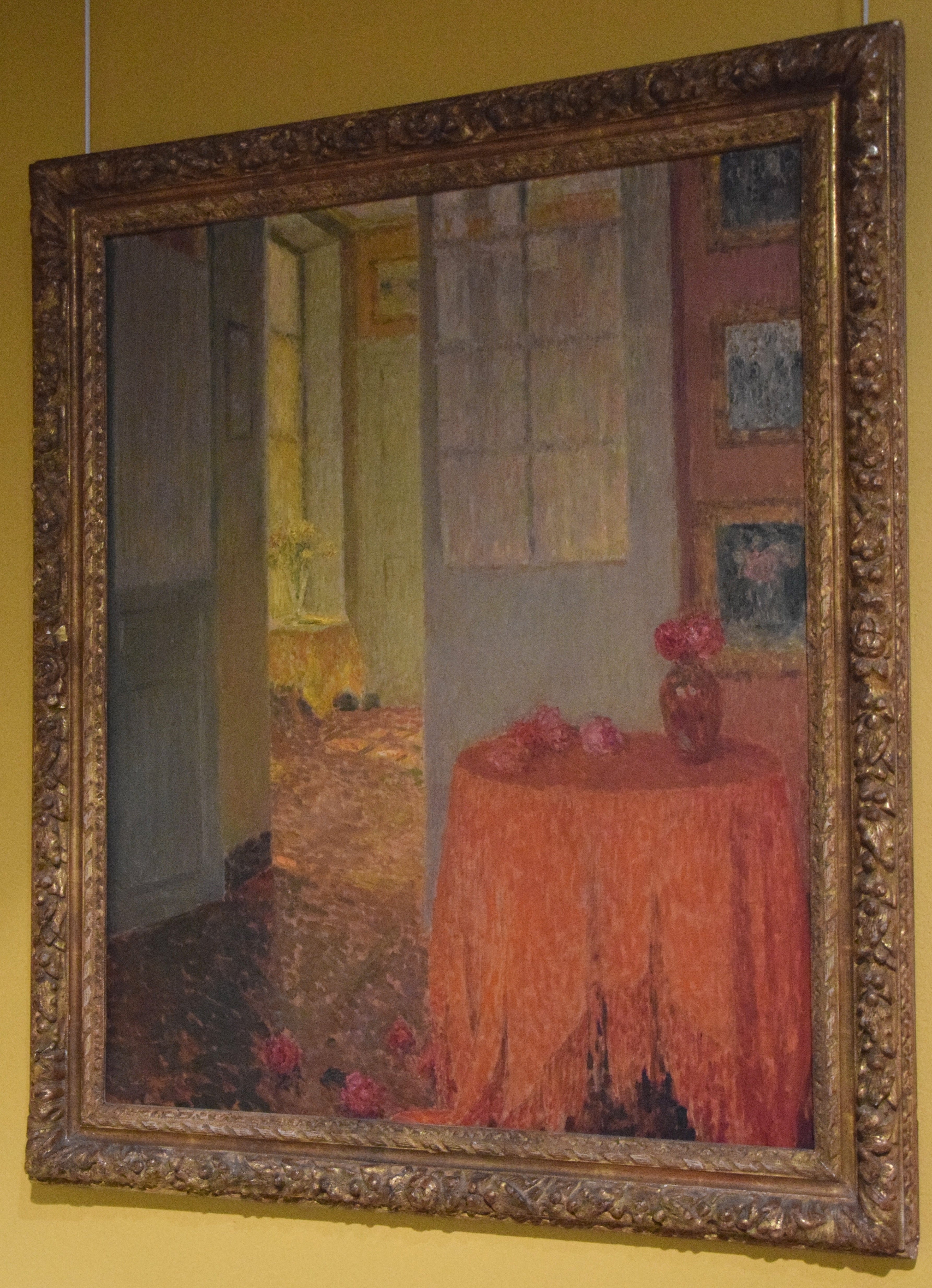 La Nappe rouge - Henri Le Sidaner image 1 copie peinte à la main à l’huile