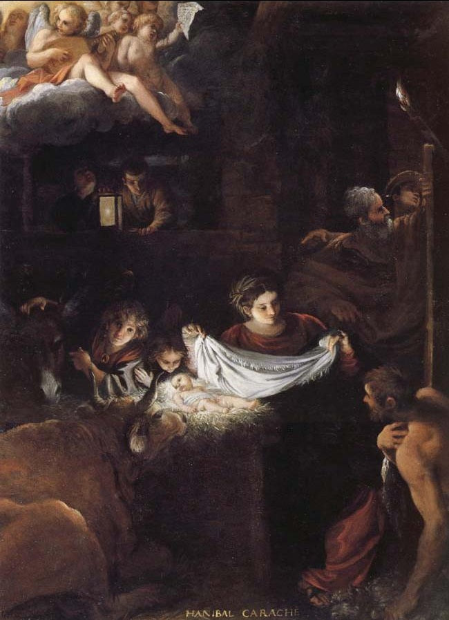 Julefødsel - Annibale Carracci