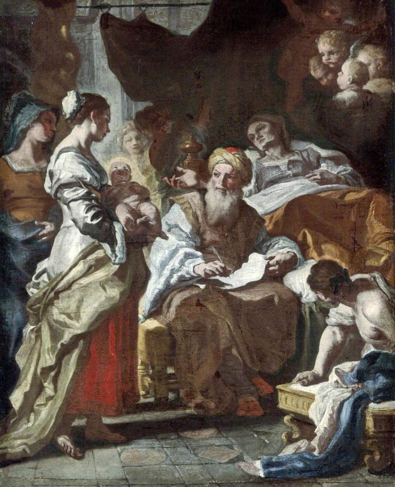 Julefremstillingen af Johannes Døberen - Francesco Solimena